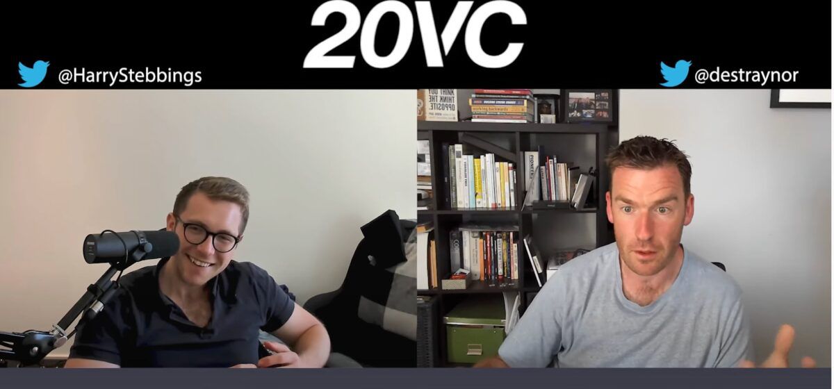 Des Traynor on 20VC with Harry Stebbings